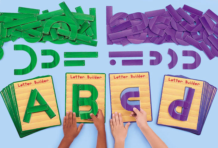Lakeshore Letter Bu兒童幼兒益智教學教育啟發學習玩具遊戲ilders