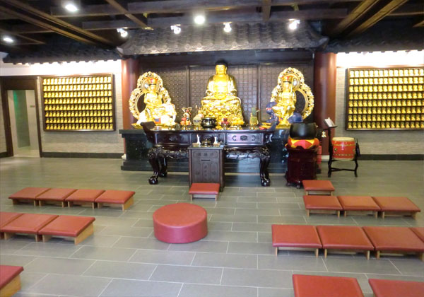 香港廟宇大圍普光明寺園景室內設計裝飾維修翻新工程