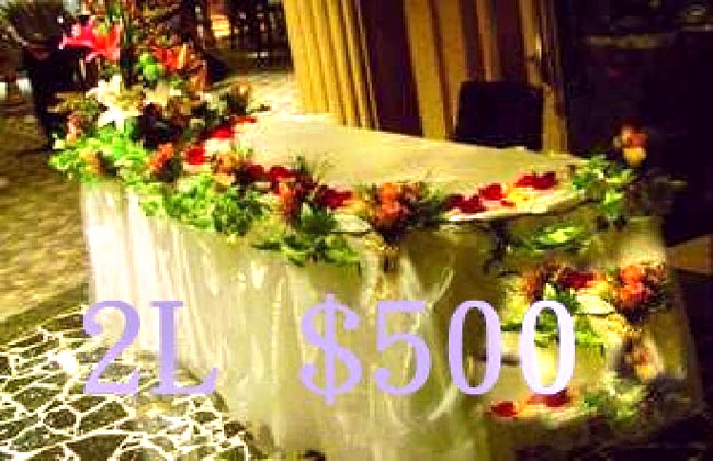 香港婚宴場地設計佈置介紹迎賓枱佈置優惠收費價錢推薦